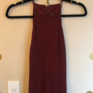 Dark Red Formal Maxi Dress